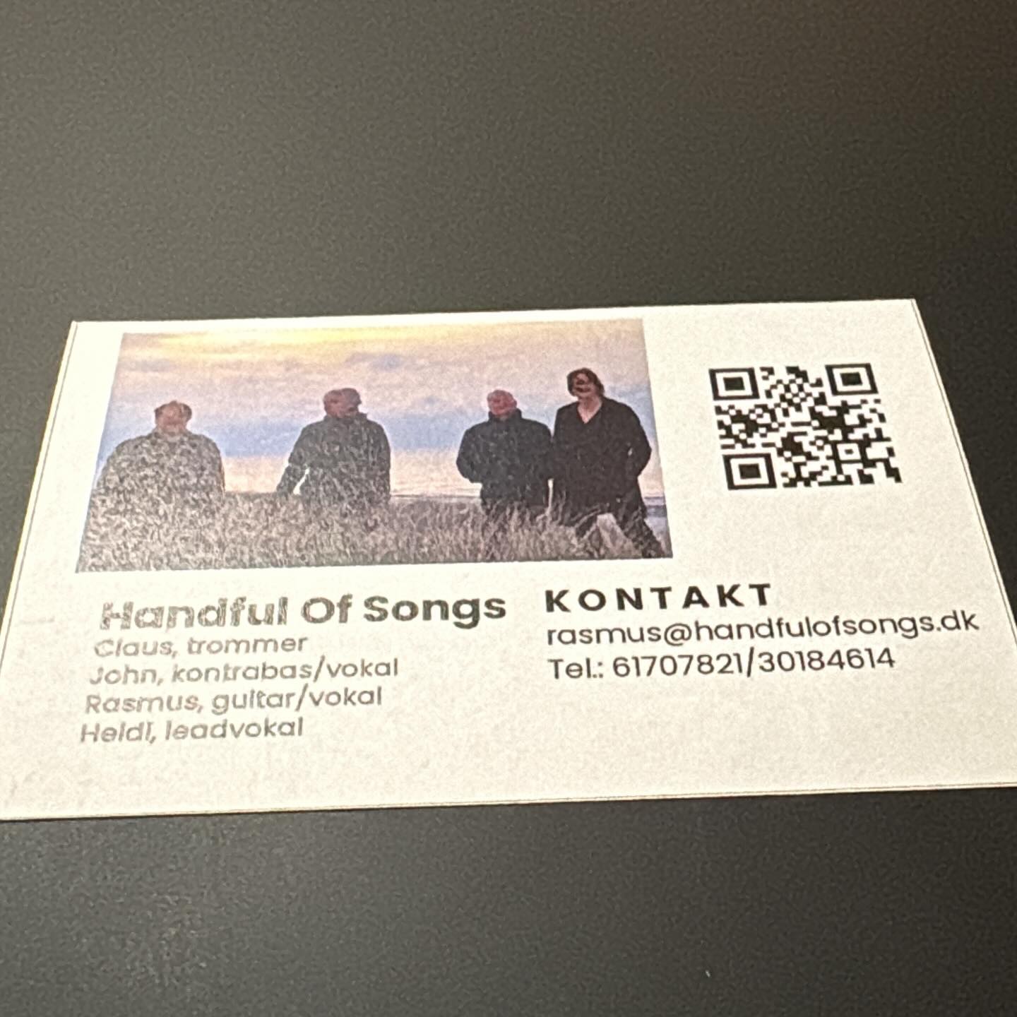 Handful of Songs spiller til støttekoncert i Nr Nissum